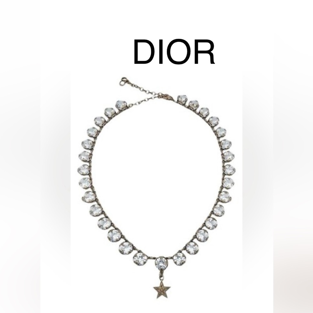 Dior J'adior Crystal Star Necklace
